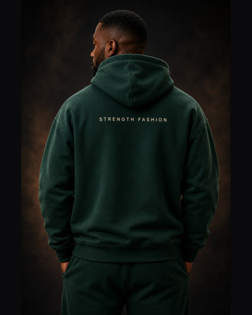 Elephant Crest Hoodie - Green