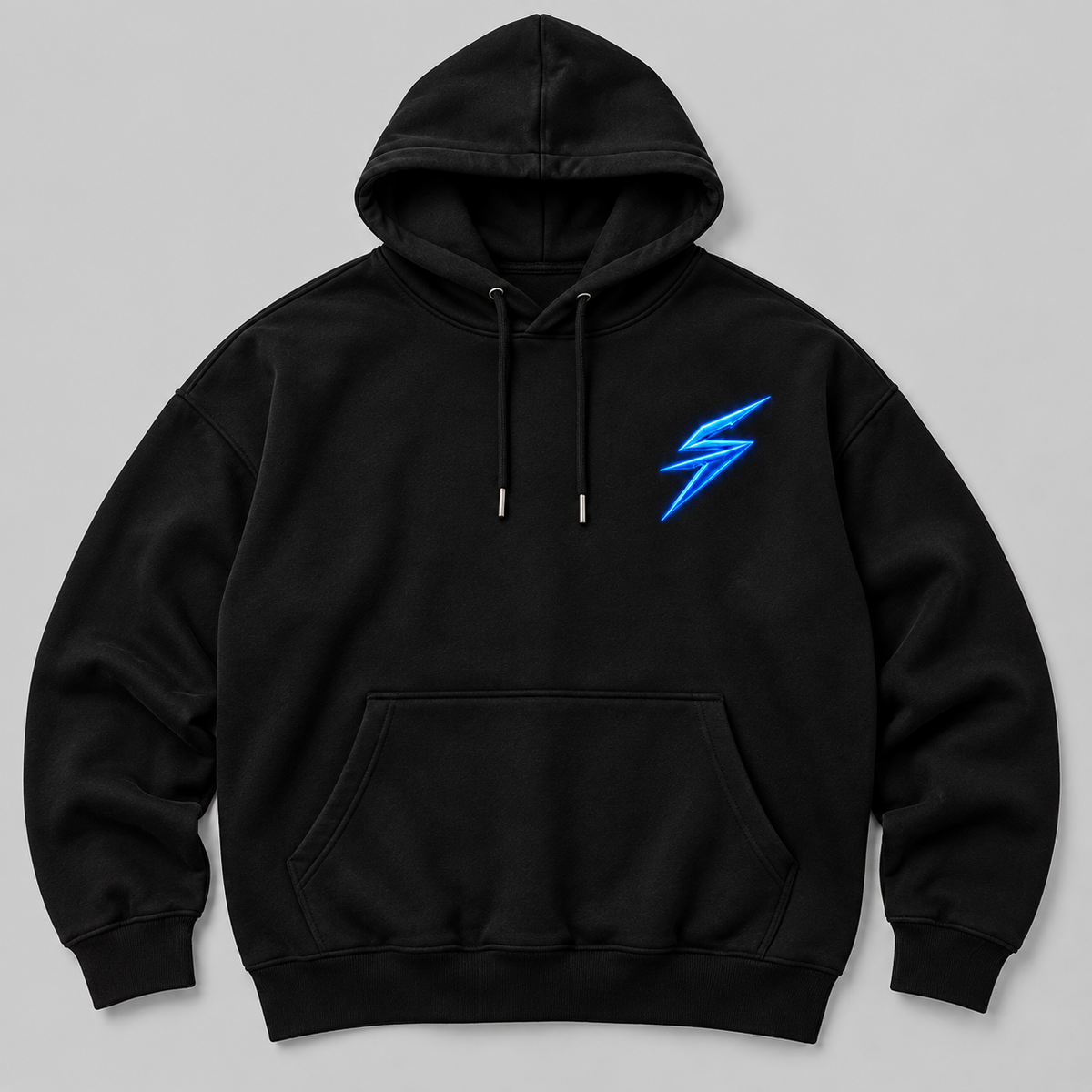 Men’s Apex Strength Oversized Hoodie – Black - Pre-Order